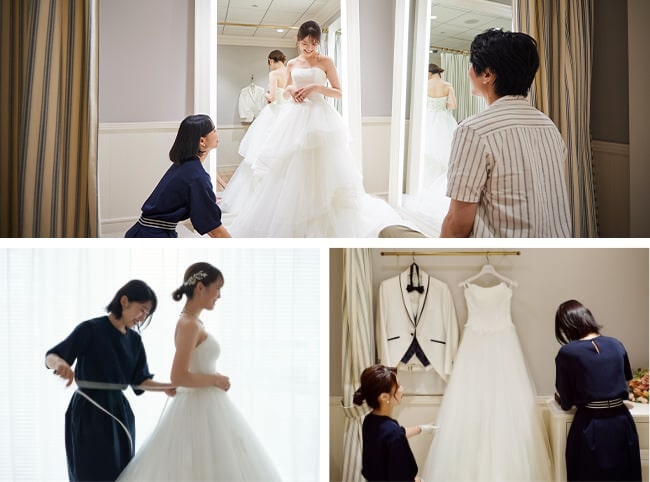 ウエディングドレスのご試着・決定